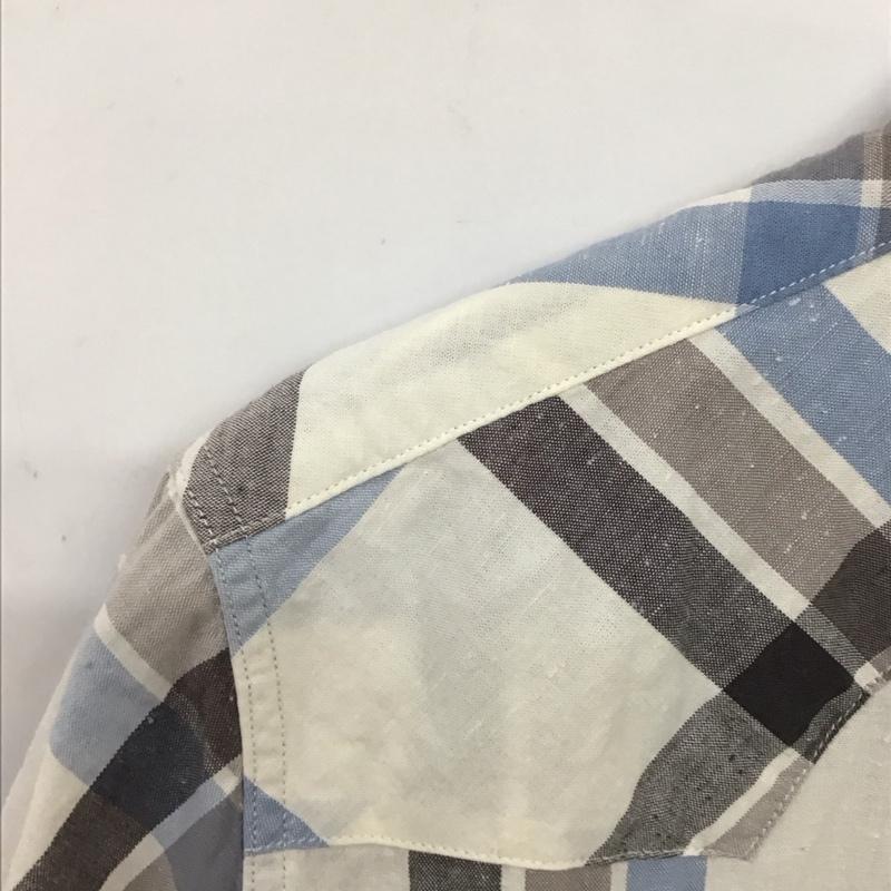 リーバイス Levi s シャツ、ブラウス 半袖 半袖シャツ チェックシャツ カラーシャツ L チェック マルチカラー / マルチカラー / multicolor メンズ USED 古着 中古 10156698