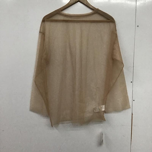 ローリーズファーム LOWRYS FARM カットソー 長袖 FREE 無地 ベージュ / ベージュ / beige レディース USED 古着 中古 10156699