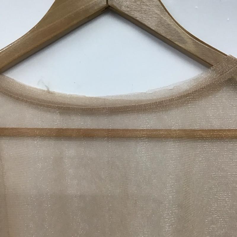 ローリーズファーム LOWRYS FARM カットソー 長袖 FREE 無地 ベージュ / ベージュ / beige レディース USED 古着 中古 10156699