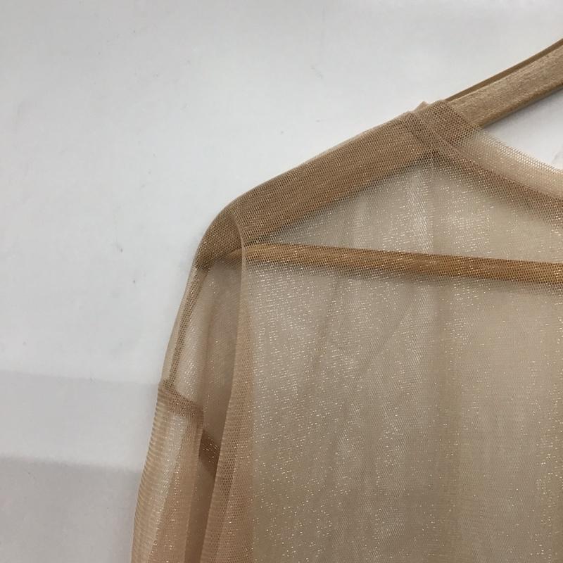 ローリーズファーム LOWRYS FARM カットソー 長袖 FREE 無地 ベージュ / ベージュ / beige レディース USED 古着 中古 10156699