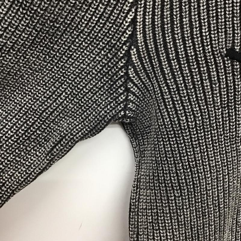 ザラ ZARA ニット、セーター 長袖 長袖ニットカットソー クルーネック セーター M ロゴ、文字 灰 / グレー / gray メンズ USED 古着 中古 10156702