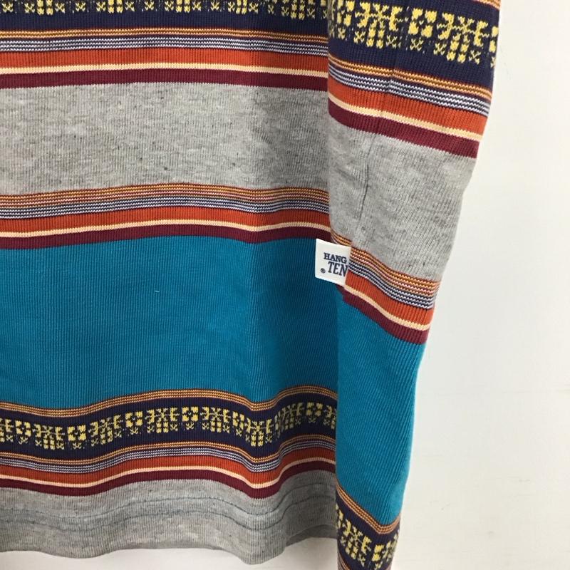 ハンテン HANGTEN Tシャツ 半袖 半袖カットソー プリントTシャツ クルーネックカットソー M プリント マルチカラー / マルチカラー / multicolor メンズ USED 古着 中古 10156703