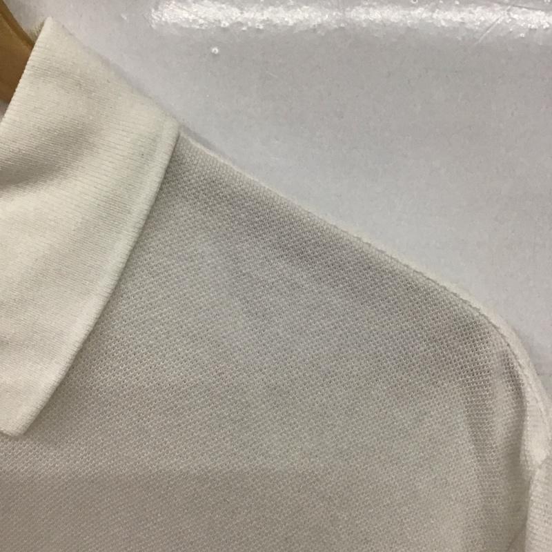 フレッドペリー FRED PERRY ポロシャツ 半袖 半袖ポロシャツ カラーシャツ 半袖カットソー XL ロゴ、文字 白 / ホワイト / white メンズ USED 古着 中古 10156706