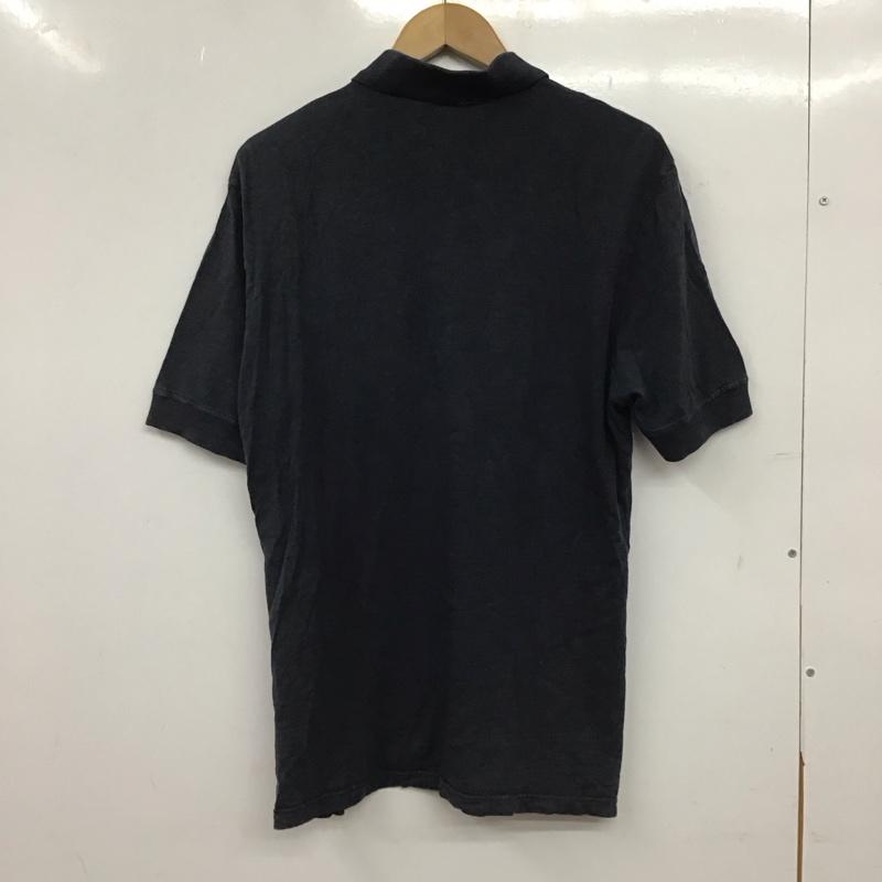ハイドロゲン HYDROGEN ポロシャツ 半袖 半袖ポロシャツ カラーシャツ 半袖カットソー M ロゴ、文字 紺 / ネイビー / navy メンズ USED 古着 中古 10156708