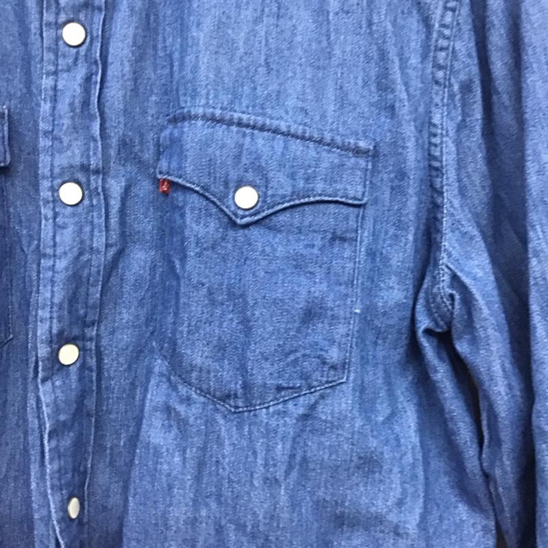 リーバイストラウスアンドコー Levi Strauss & co. シャツ、ブラウス 長袖 長袖シャツ デニムシャツ カラーシャツ L 無地 インディゴ / インディゴ / Indigo メンズ USED 古着 中古 10156710
