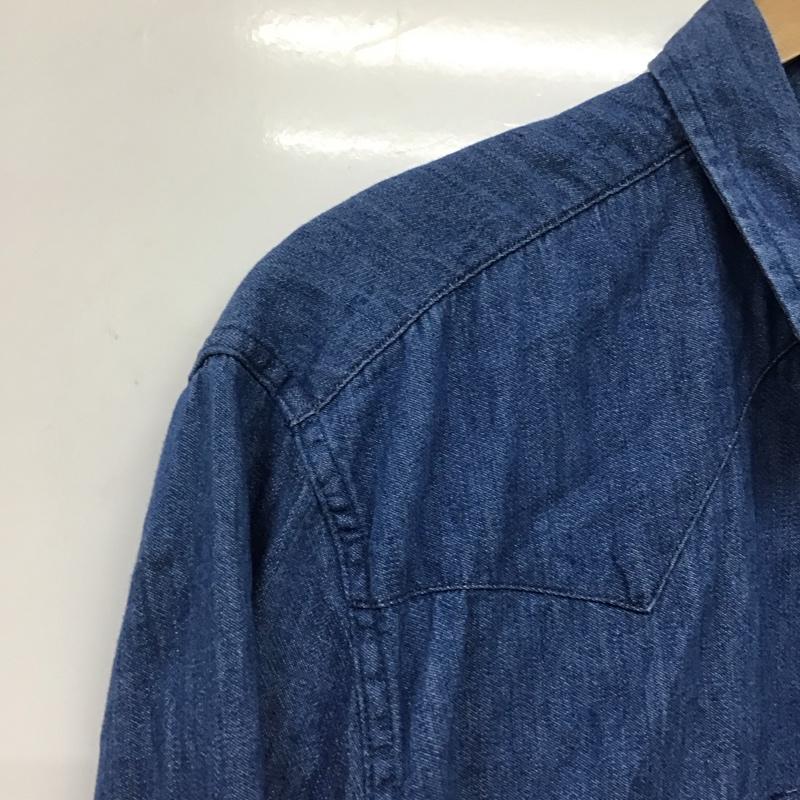 リーバイストラウスアンドコー Levi Strauss & co. シャツ、ブラウス 長袖 長袖シャツ デニムシャツ カラーシャツ L 無地 インディゴ / インディゴ / Indigo メンズ USED 古着 中古 10156710
