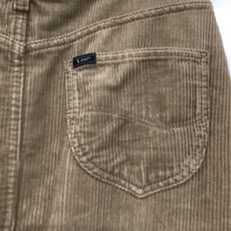 リー Lee スカート ロングスカート コーデュロイスカート M 無地 茶 / ブラウン / brown レディース USED 古着 中古 10156711