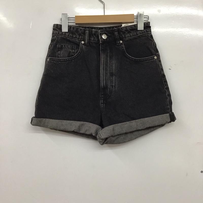 ザラ ZARA パンツ ショートパンツ タグ付 34 無地 黒 / ブラック / black レディース USED 古着 中古 10156712