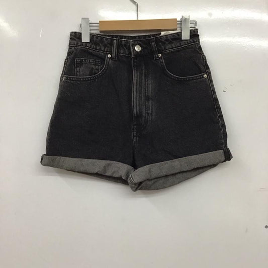 ザラ ZARA パンツ ショートパンツ タグ付 34 無地 黒 / ブラック / black レディース USED 古着 中古 10156712