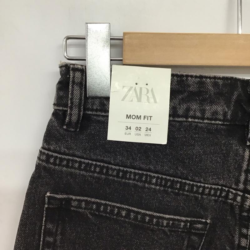 ザラ ZARA パンツ ショートパンツ タグ付 34 無地 黒 / ブラック / black レディース USED 古着 中古 10156712