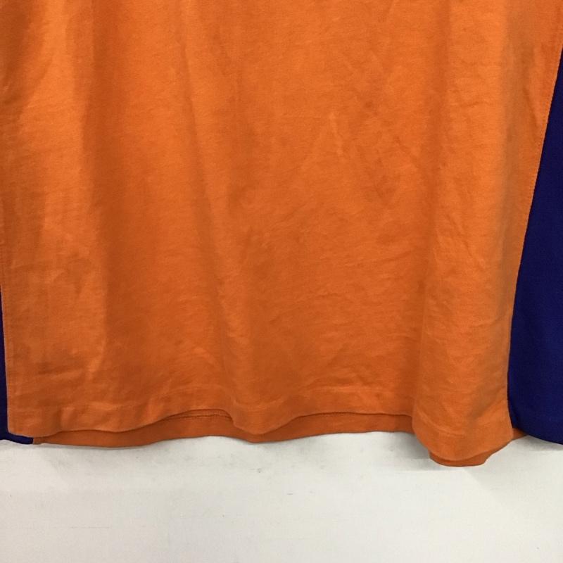 ポロバイラルフローレン Polo by RALPH LAUREN Tシャツ 半袖 半袖カットソー プリントTシャツ クルーネックカットソー XL ロゴ、文字 橙 / オレンジ / orange メンズ USED 古着 中古 10156716