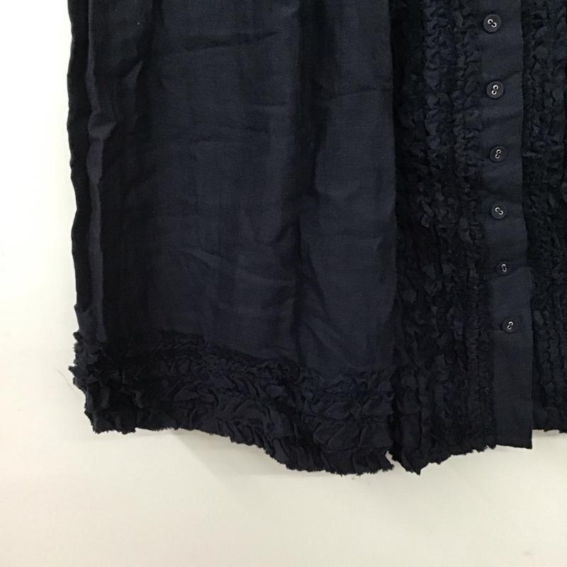 ピンクハウス PINK HOUSE スカート ロングスカート 無地 紺 / ネイビー / navy レディース USED 古着 中古 10156717