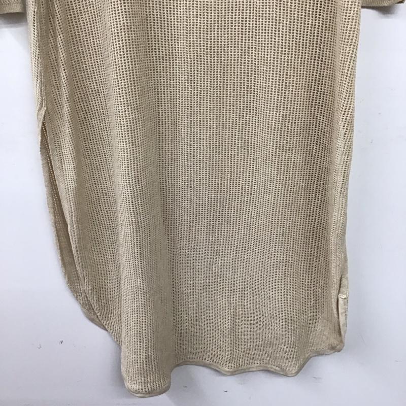 ジーナシス JEANASIS ワンピース ロングスカート JS063686CF メッシュデザイン長袖ロングワンピース FREE 無地 ベージュ / ベージュ / beige レディース USED 古着 中古 10156718