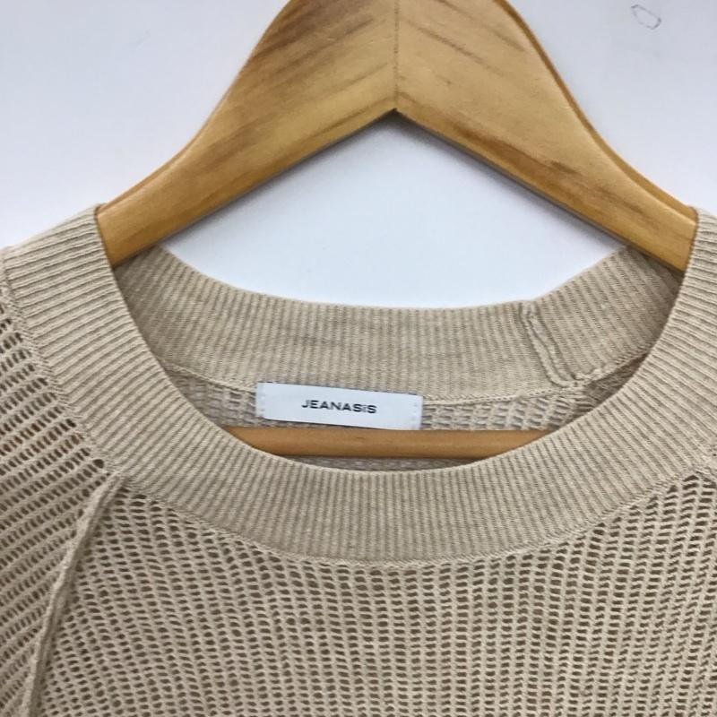 ジーナシス JEANASIS ワンピース ロングスカート JS063686CF メッシュデザイン長袖ロングワンピース FREE 無地 ベージュ / ベージュ / beige レディース USED 古着 中古 10156718