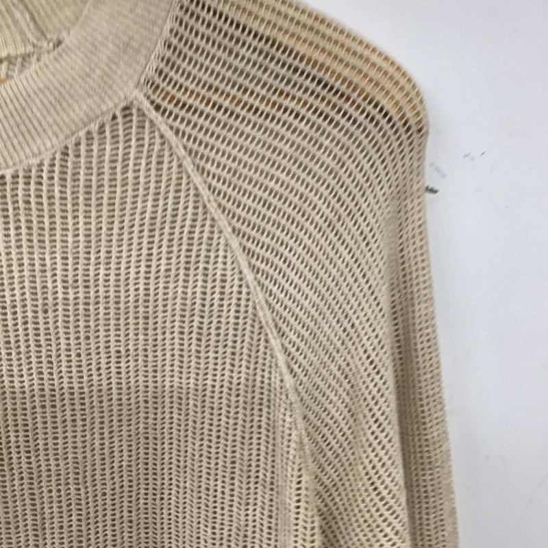 ジーナシス JEANASIS ワンピース ロングスカート JS063686CF メッシュデザイン長袖ロングワンピース FREE 無地 ベージュ / ベージュ / beige レディース USED 古着 中古 10156718