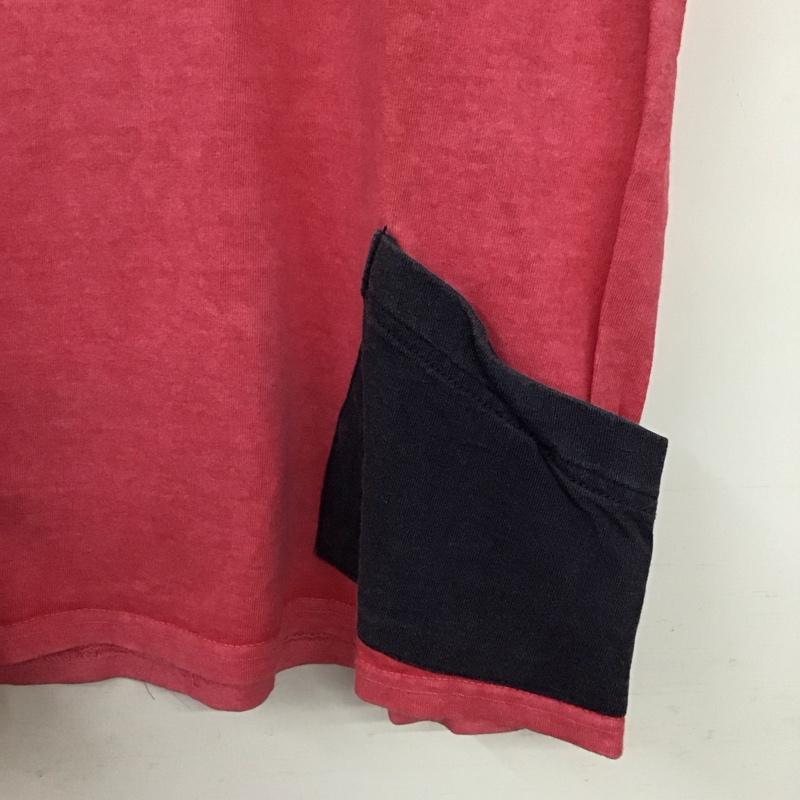 グッドオン Good On Tシャツ 半袖 半袖カットソー プリントTシャツ クルーネックカットソー M 無地 えんじ / ワインレッド / dark red メンズ USED 古着 中古 10156719
