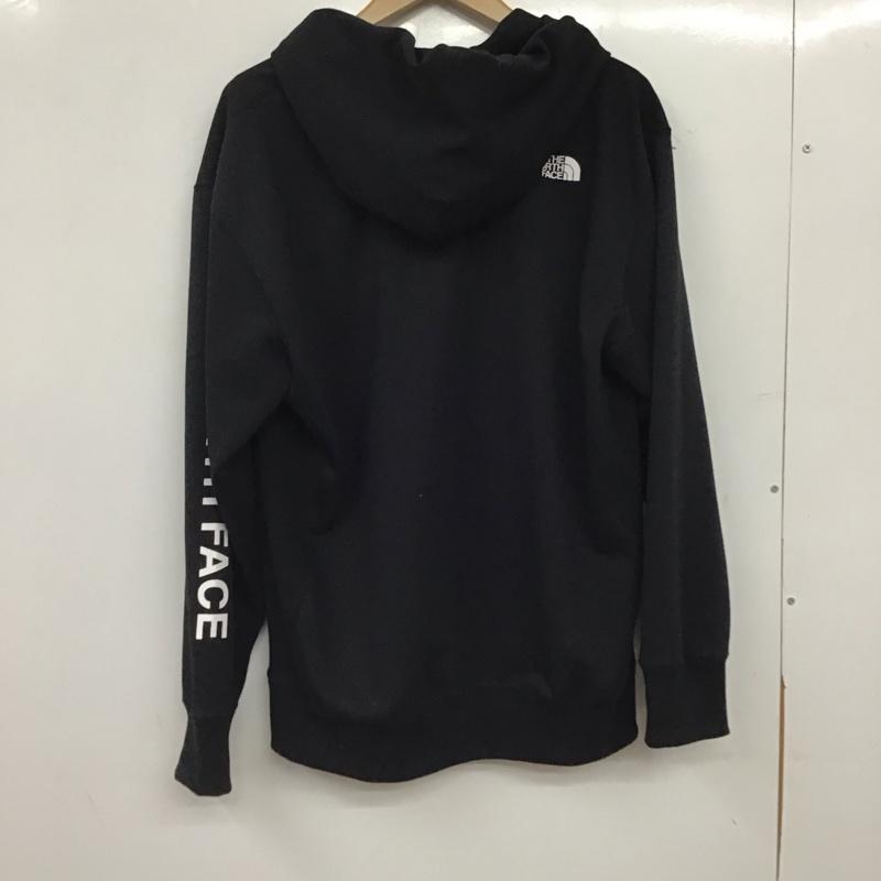 ザノースフェイス THE NORTH FACE パーカー 長袖 nt62130x 長袖パーカー ジップアップパーカー スウェット L ロゴ、文字 黒 / ブラック / black メンズ USED 古着 中古 10156722