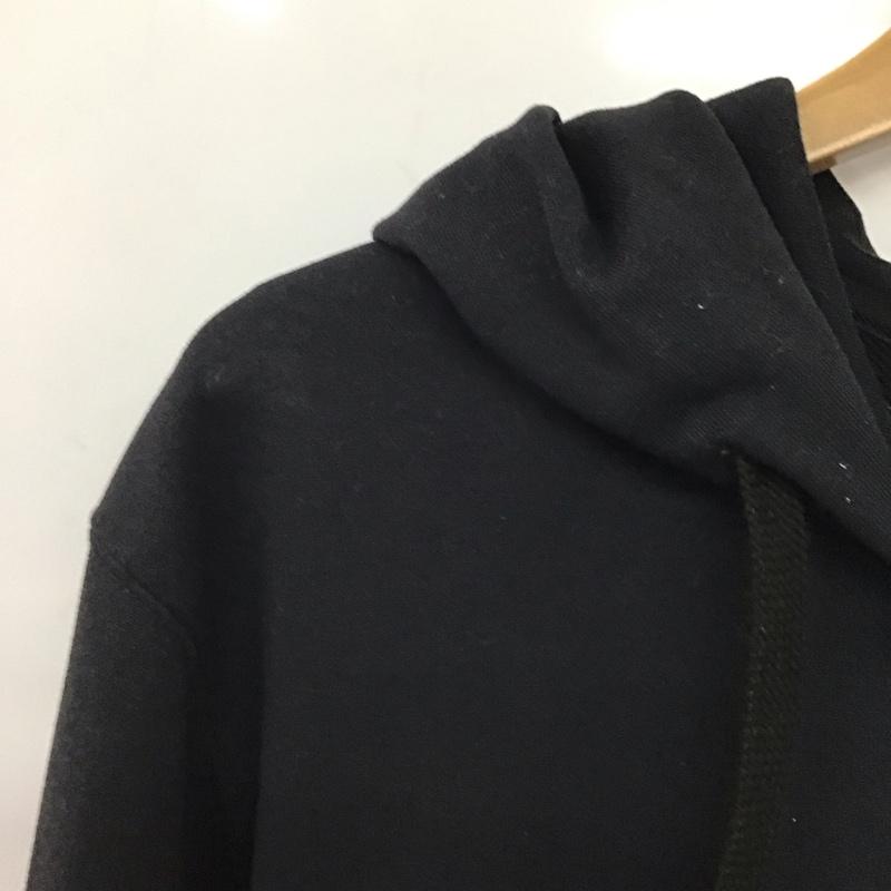 ザノースフェイス THE NORTH FACE パーカー 長袖 nt62130x 長袖パーカー ジップアップパーカー スウェット L ロゴ、文字 黒 / ブラック / black メンズ USED 古着 中古 10156722