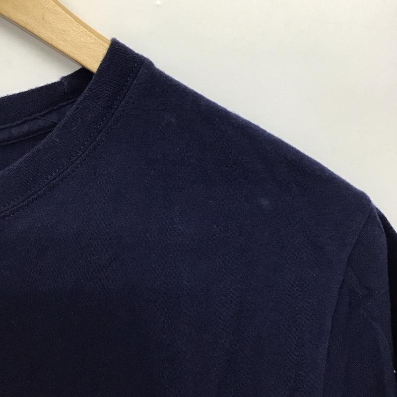 パタゴニア patagonia Tシャツ 半袖 半袖カットソー プリントTシャツ クルーネックカットソー XXL ロゴ、文字 紺 / ネイビー / navy メンズ USED 古着 中古 10156725