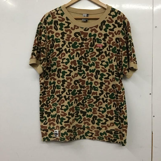 チャムス CHUMS Tシャツ 半袖 半袖カットソー プリントTシャツ クルーネックカットソー M カモフラージュ柄・迷彩 マルチカラー / マルチカラー / multicolor メンズ USED 古着 中古 10156726