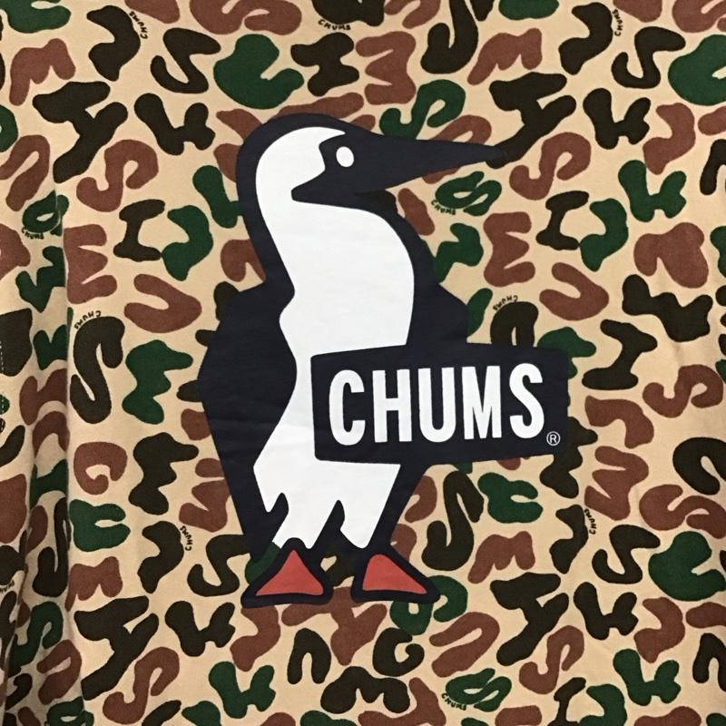 チャムス CHUMS Tシャツ 半袖 半袖カットソー プリントTシャツ クルーネックカットソー M カモフラージュ柄・迷彩 マルチカラー / マルチカラー / multicolor メンズ USED 古着 中古 10156726