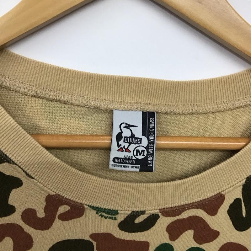 チャムス CHUMS Tシャツ 半袖 半袖カットソー プリントTシャツ クルーネックカットソー M カモフラージュ柄・迷彩 マルチカラー / マルチカラー / multicolor メンズ USED 古着 中古 10156726