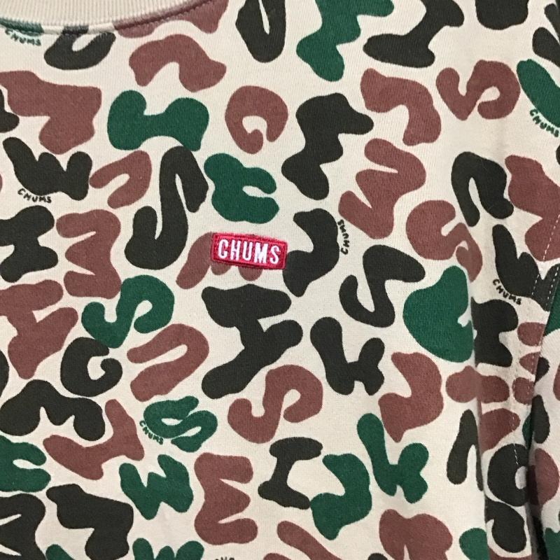 チャムス CHUMS Tシャツ 半袖 半袖カットソー プリントTシャツ クルーネックカットソー M カモフラージュ柄・迷彩 マルチカラー / マルチカラー / multicolor メンズ USED 古着 中古 10156726