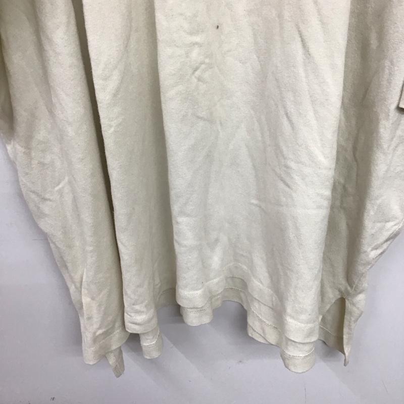 ミルクフェド MILKFED. ワンピース ひざ丈スカート 03191952 BAR BIG SILHOUETTE DRESS ビッグシルエット ONE SIZE ロゴ、文字 オフホワイト / オフホワイト / レディース USED 古着 中古 10156727