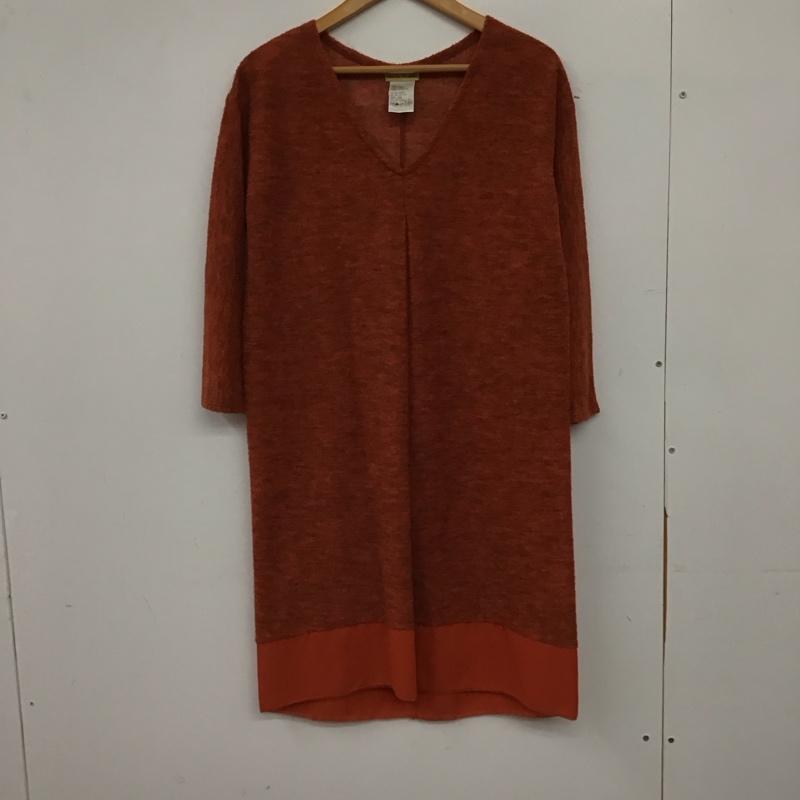スピックアンドスパンノーブル Spick and Span Noble ニット、セーター 長袖 無地 茶 / ブラウン / brown レディース USED 古着 中古 10156729