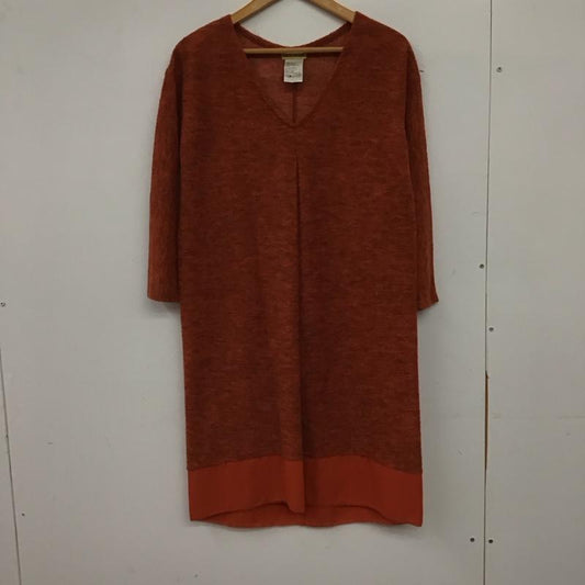 スピックアンドスパンノーブル Spick and Span Noble ニット、セーター 長袖 無地 茶 / ブラウン / brown レディース USED 古着 中古 10156729