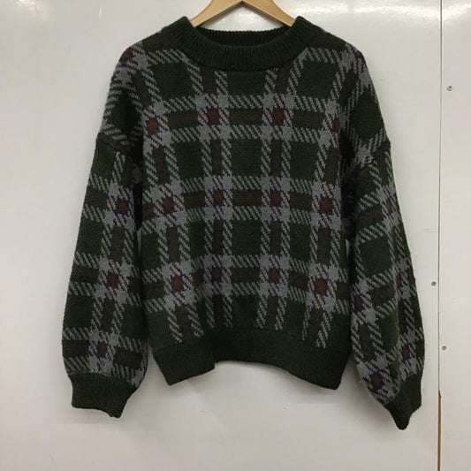 マウジー MOUSSY ニット、セーター 長袖 010CSW70-0580 FREE チェック マルチカラー / マルチカラー / multicolor レディース USED 古着 中古 10156730