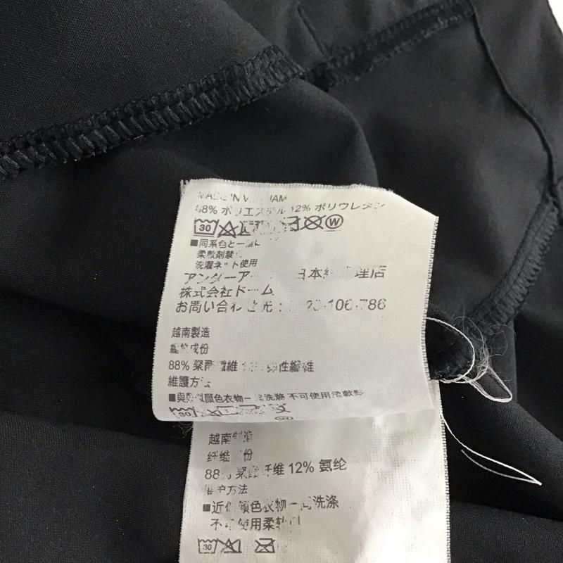 アンダーアーマー UNDER ARMOUR ジャケット、上着 ジャンパー、ブルゾン ジップアップジャケット アウター スタンドカラー XXL ロゴ、文字 黒 / ブラック / black メンズ USED 古着 中古 10156731