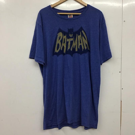 古着 USED Tシャツ 半袖 半袖カットソー プリントTシャツ クルーネックカットソー XXL プリント 青 / ブルー / blue メンズ USED 古着 中古 10156734
