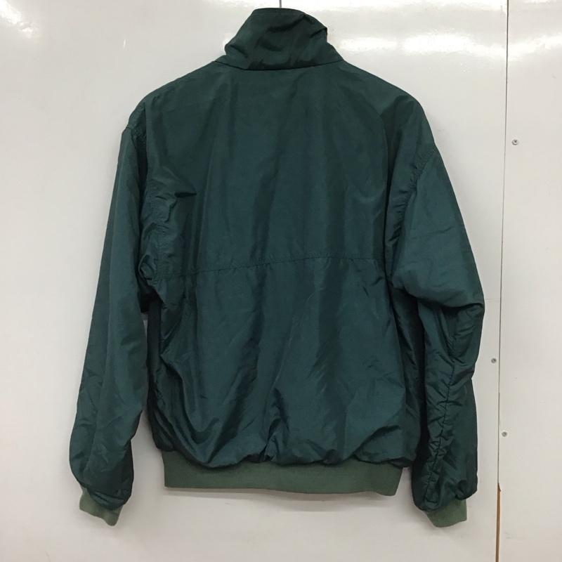 パタゴニア patagonia ジャケット、上着 ジャンパー、ブルゾン ジップアップジャケット ナイロンジャケット アウター S ロゴ、文字 緑 / グリーン / green メンズ USED 古着 中古 10156735