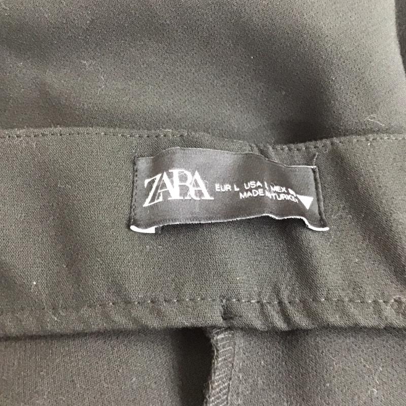 ザラ ZARA パンツ スラックス L 無地 黒 / ブラック / black レディース USED 古着 中古 10156736