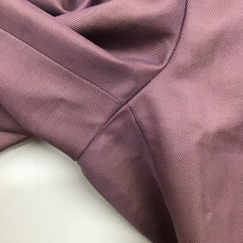 ユナイテッドアローズグリーンレーベルリラクシング UNITED ARROWS green label relaxing パンツ スラックス 3614-199-1968 FM ギャバ バレル パンツ 36 無地 紫 / パープル / purple レディース USED 古着 中古 10156737