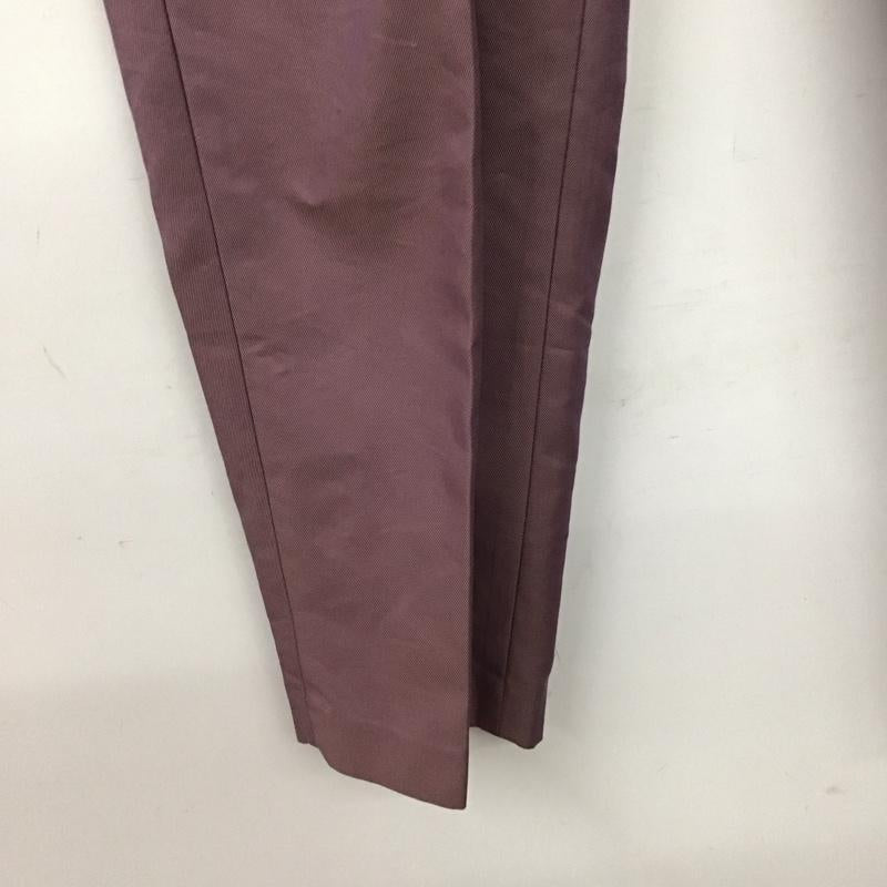 ユナイテッドアローズグリーンレーベルリラクシング UNITED ARROWS green label relaxing パンツ スラックス 3614-199-1968 FM ギャバ バレル パンツ 36 無地 紫 / パープル / purple レディース USED 古着 中古 10156737