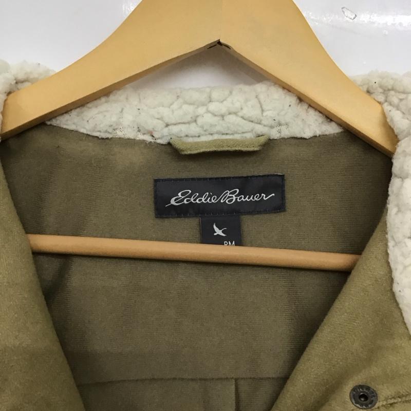 エディーバウアー Eddie Bauer ジャケット、上着 ジャンパー、ブルゾン ジップアップジャケット アウター 古着 M 無地 ベージュ / ベージュ / beige レディース USED 古着 中古 10156739