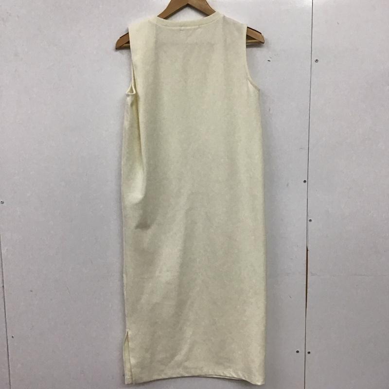 マウジー MOUSSY ワンピース ロングスカート ノースリーブロングワンピース タイトワンピース FREE 無地 アイボリー / アイボリー / レディース USED 古着 中古 10156742