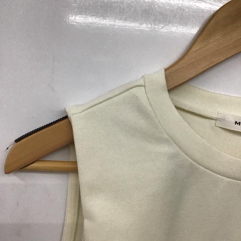 マウジー MOUSSY ワンピース ロングスカート ノースリーブロングワンピース タイトワンピース FREE 無地 アイボリー / アイボリー / レディース USED 古着 中古 10156742