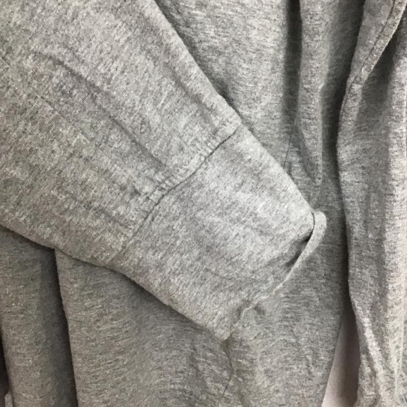 ナイキ NIKE ワンピース ミニスカート 長袖ワンピース ジップアップネック L ロゴ、文字 灰 / グレー / gray レディース USED 古着 中古 10156743