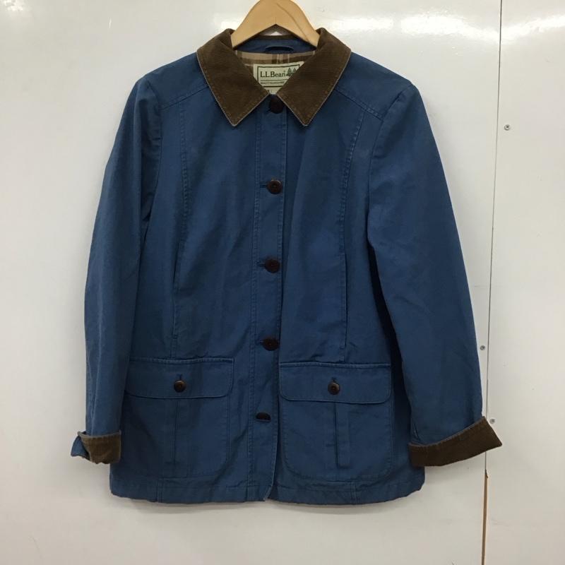 エルエルビーン L.L.Bean ジャケット、上着 ジャンパー、ブルゾン カジュアルジャケット アウター カラージャケット M 無地 青 / ブルー / blue レディース USED 古着 中古 10156745