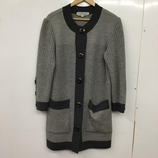 ジバンシィ GIVENCHY カーディガン 長袖 長袖カーディガン 前ボタン ニットカーディガン M 無地 灰 / グレー / gray レディース USED 古着 中古 10156746