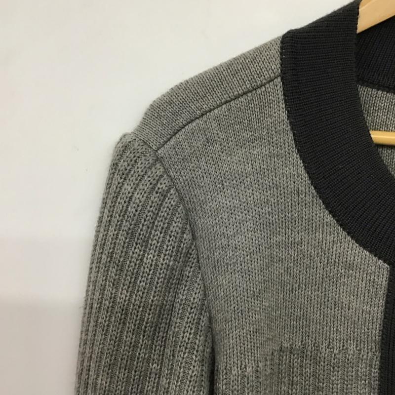 ジバンシィ GIVENCHY カーディガン 長袖 長袖カーディガン 前ボタン ニットカーディガン M 無地 灰 / グレー / gray レディース USED 古着 中古 10156746