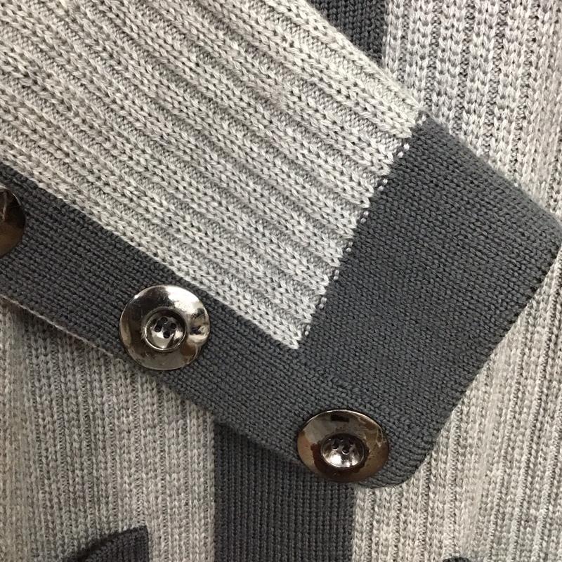 ジバンシィ GIVENCHY カーディガン 長袖 長袖カーディガン 前ボタン ニットカーディガン M 無地 灰 / グレー / gray レディース USED 古着 中古 10156746