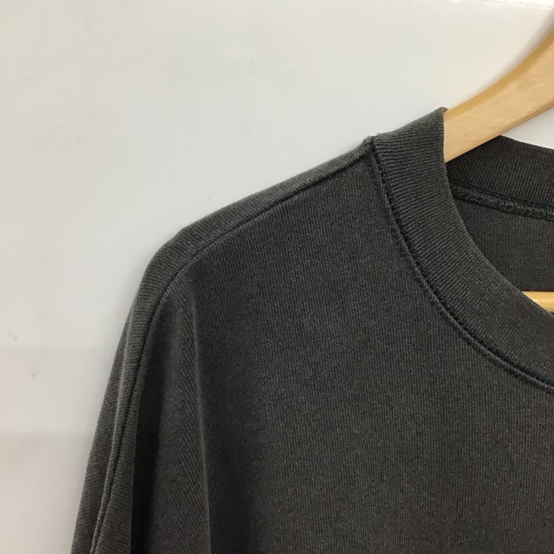 ジーナシス JEANASIS カットソー 半袖 半袖カットソー 無地Tシャツ クルーネックカットソー FREE 無地 ダークグレー / ダークグレー / レディース USED 古着 中古 10156749