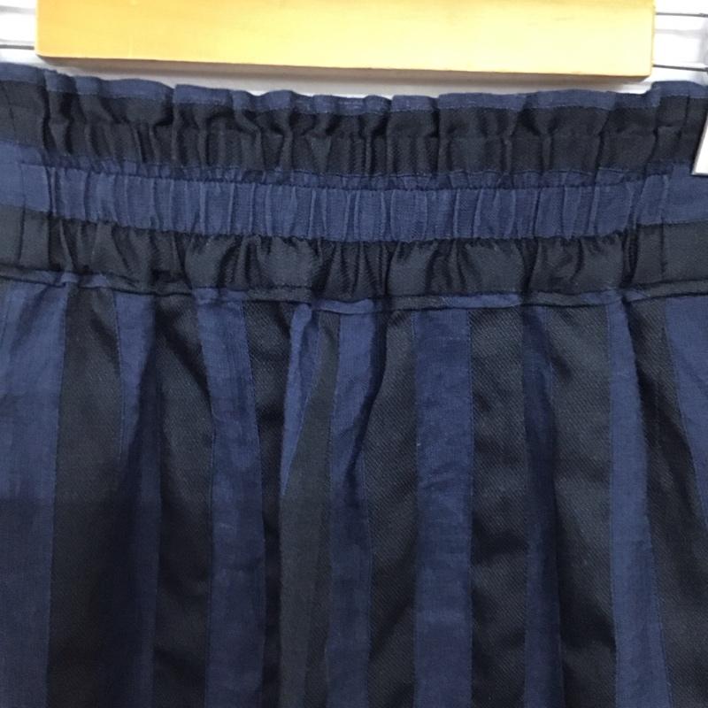 ケービーエフ KBF パンツ ワークパンツ、ペインターパンツ ワイドパンツ カジュアルパンツ ワークパンツ ONE SIZE ストライプ 紺 / ネイビー / navy レディース USED 古着 中古 10156751