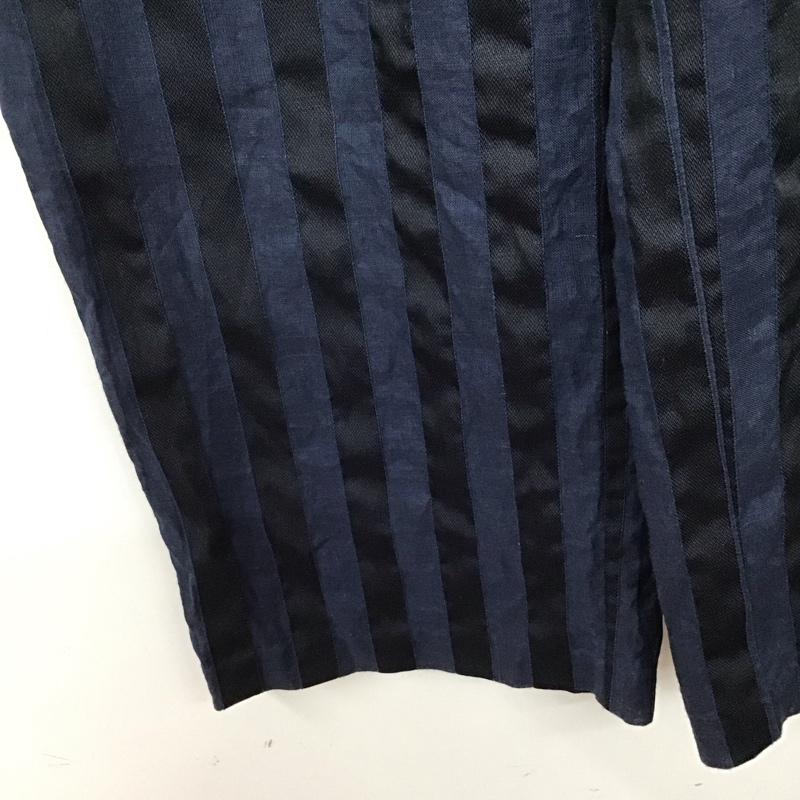 ケービーエフ KBF パンツ ワークパンツ、ペインターパンツ ワイドパンツ カジュアルパンツ ワークパンツ ONE SIZE ストライプ 紺 / ネイビー / navy レディース USED 古着 中古 10156751