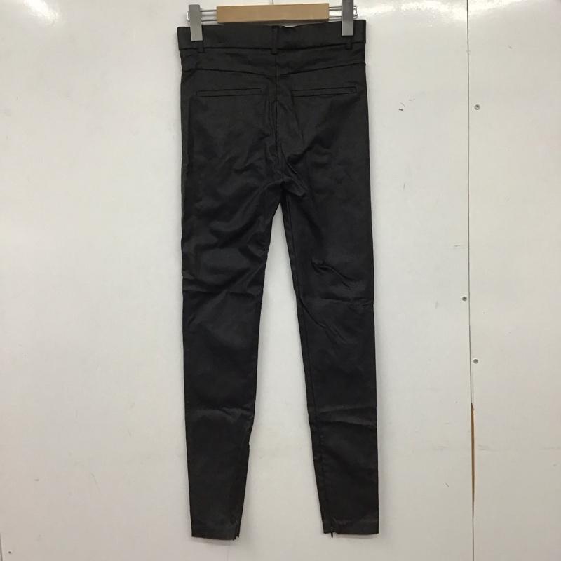 ザラ ZARA パンツ デニム、ジーンズ スリムパンツ ストレッチパンツ カジュアルパンツ S 無地 黒 / ブラック / black レディース USED 古着 中古 10156752
