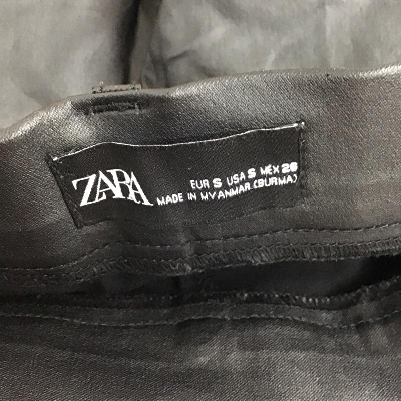 ザラ ZARA パンツ デニム、ジーンズ スリムパンツ ストレッチパンツ カジュアルパンツ S 無地 黒 / ブラック / black レディース USED 古着 中古 10156752